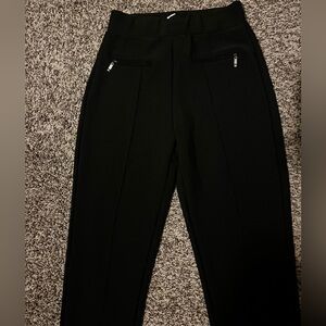 Black high waist slacks